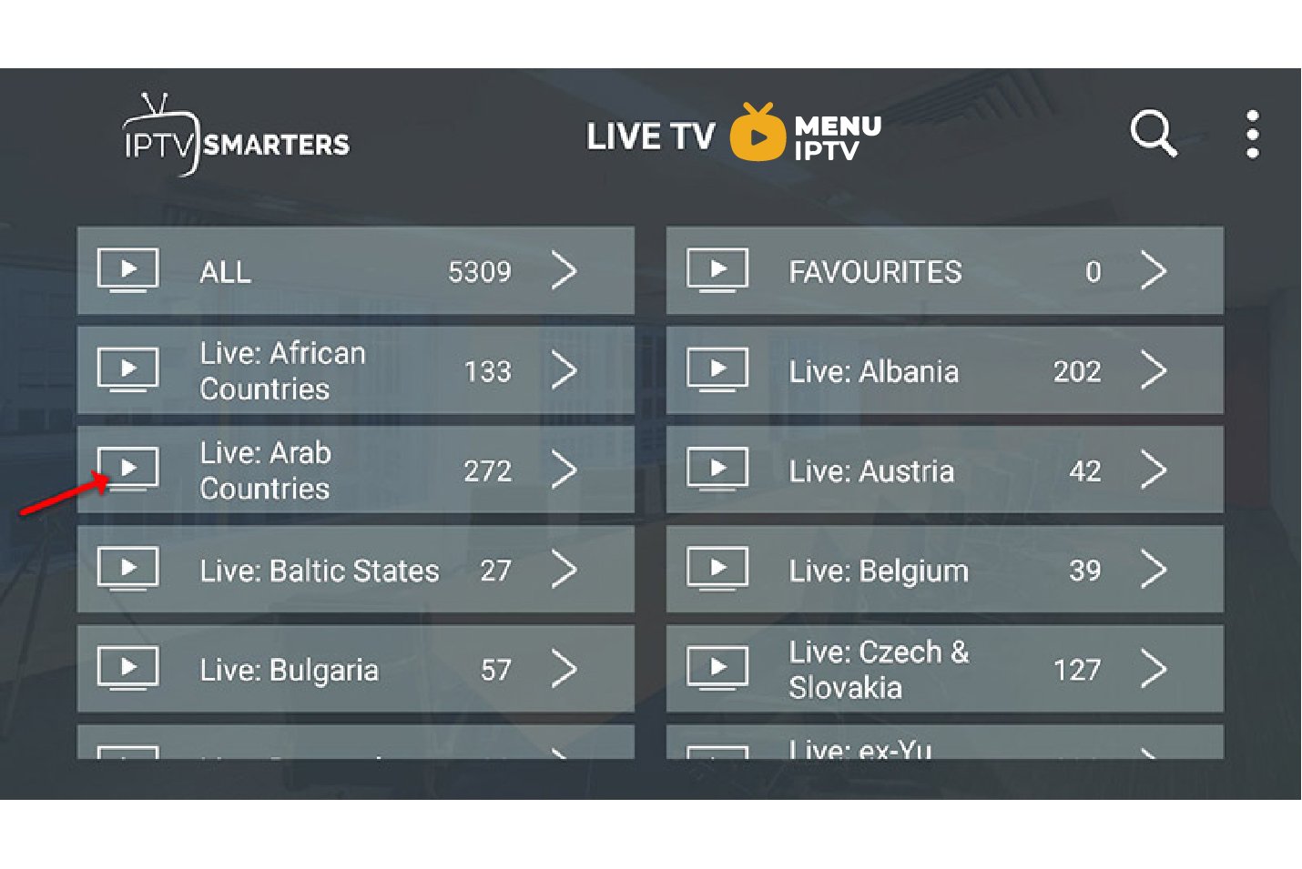 8 How to setup IPTV on IPTV Smarters Pro - MENUIPTV